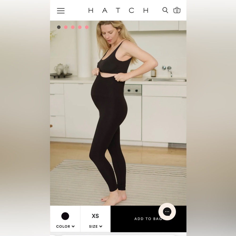 NWT Hatch Before, During, After Leggings in black